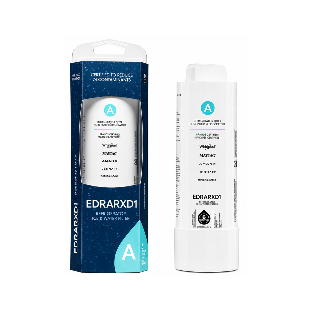 EDRARXD1 Refrigerator Water Filter - Replacement for Whirlpool & Everydrop® Filter A