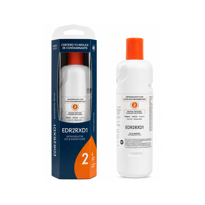 EDR2RXD1 Refrigerator Water Filter - Replacement for Whirlpool & Everydrop® Filter 2