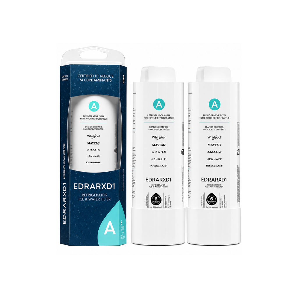 EDRARXD1 Refrigerator Water Filter - Replacement for Whirlpool & Everydrop® Filter A