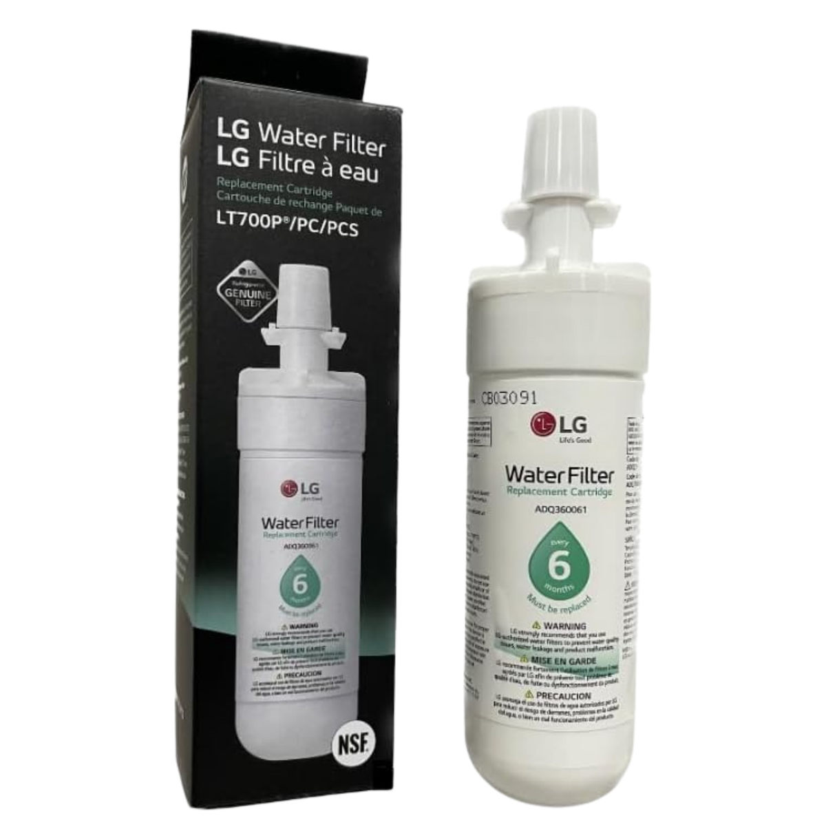LG® LT700P Genuine Refrigerator Water Filter