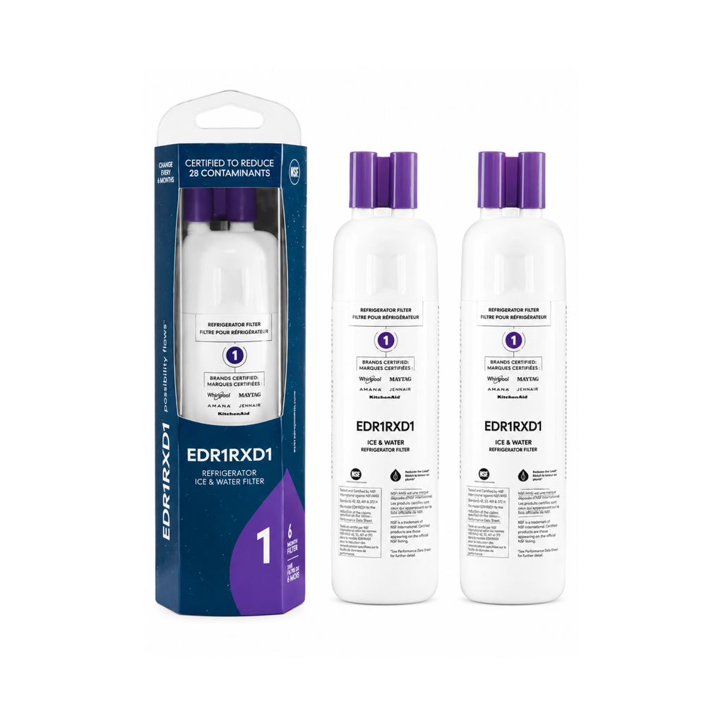 EDR1RXD1 Refrigerator Water Filter - Replacement for Whirlpool & Everydrop® Filter 1