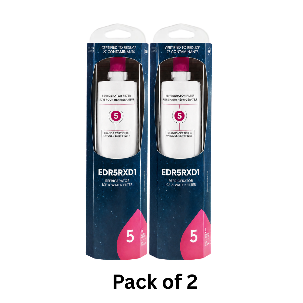 Replacement for EDR5RXD1 Refrigerator Water Filter, Compatible with Whirlpool refrigerators