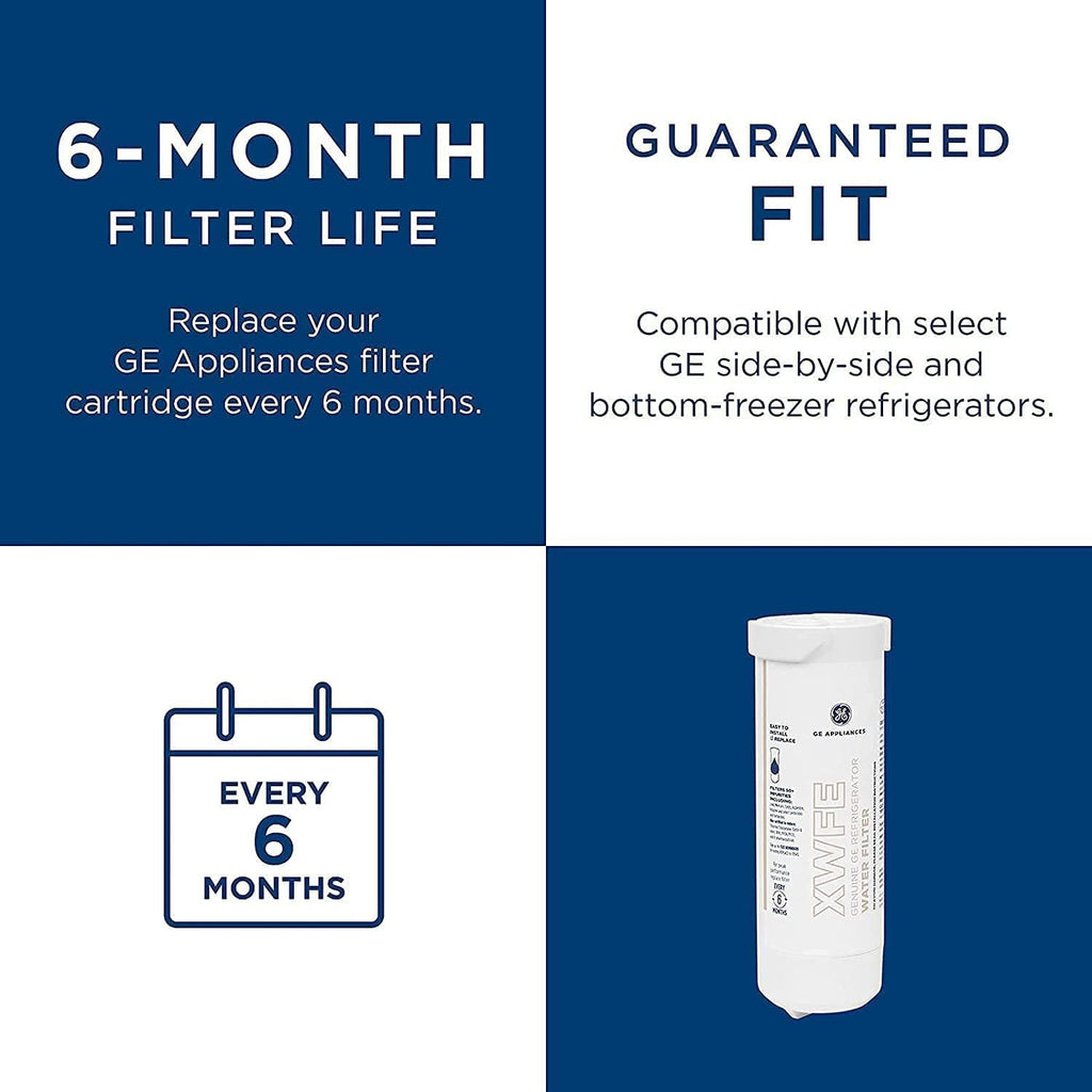 GE® XWF Replacement Refrigerator Water Filter - Genuine