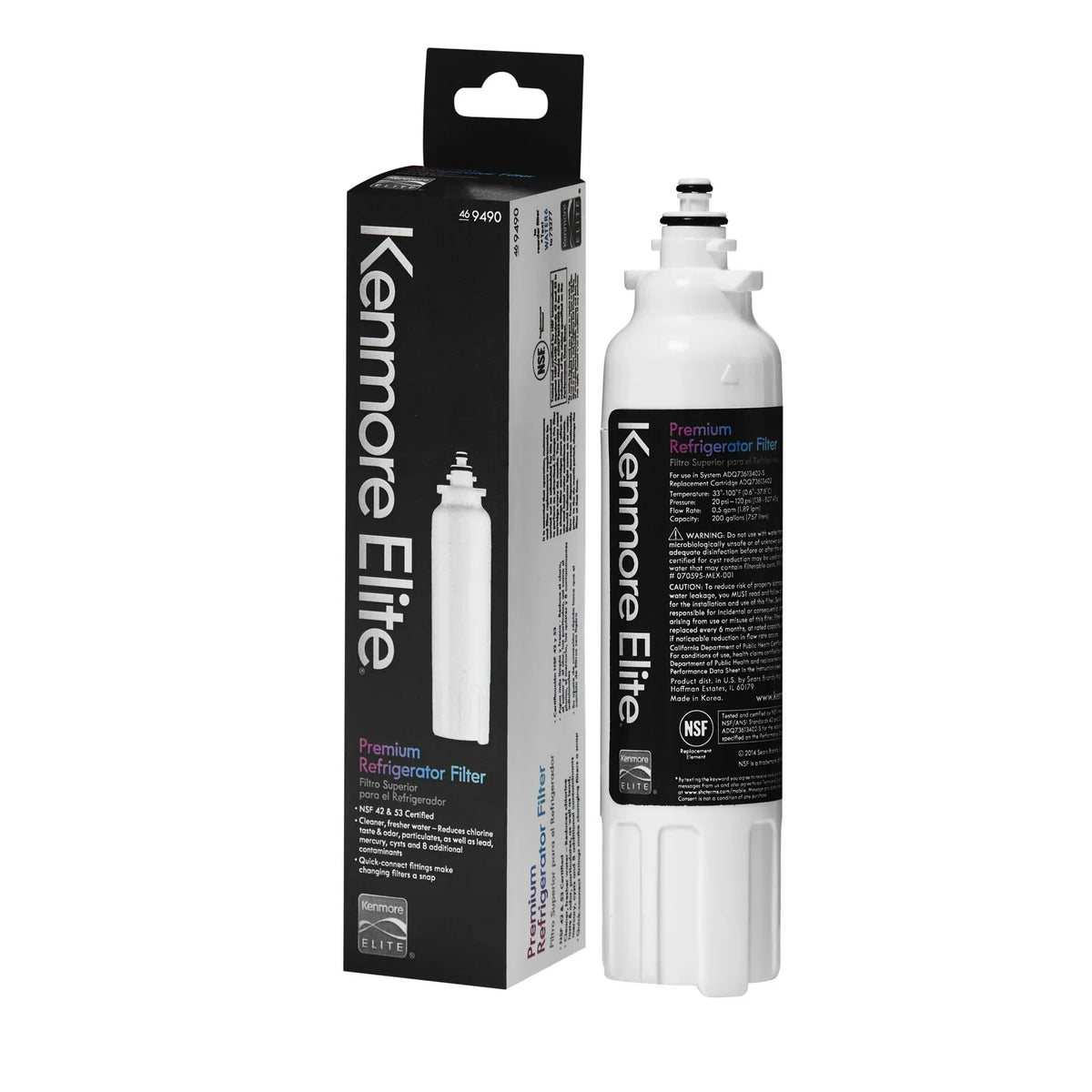 Kenmore® Elite 9490 Replacement Refrigerator Water Filter