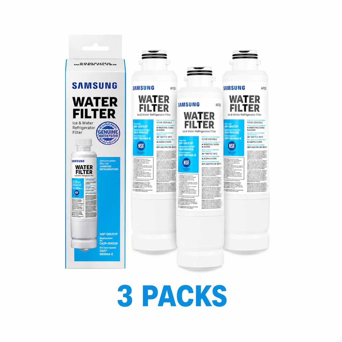 Samsung® HAF-CIN/EXP Genuine Refrigerator Water Filter (5000+ SOLD)