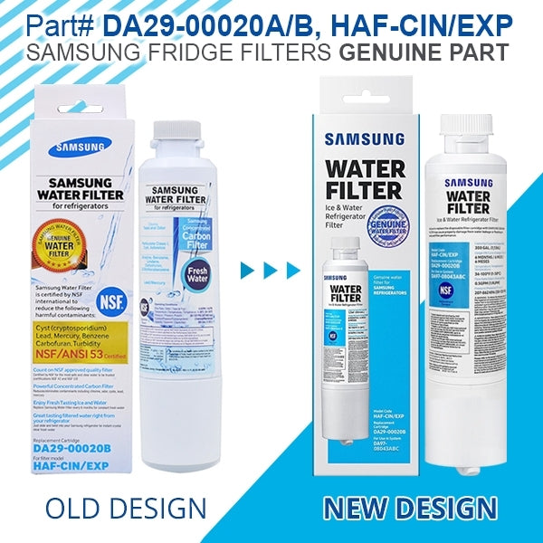 Samsung® DA29-00020B HAF-CIN/EXP Refrigerator Water Filter